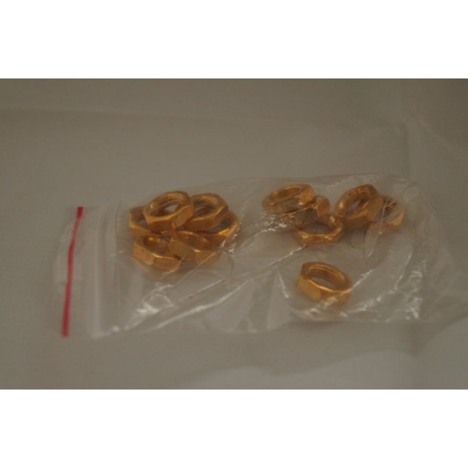 Ecrous pour lustrerie m10 doré